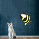 thumbnail image 2 of Gato de dibujos animados lindo pez relleno juguete mascota gatito burlas juguetes interactivos (04) Tmvgtek Oficina Multiescena Multifunción, 2 of 7