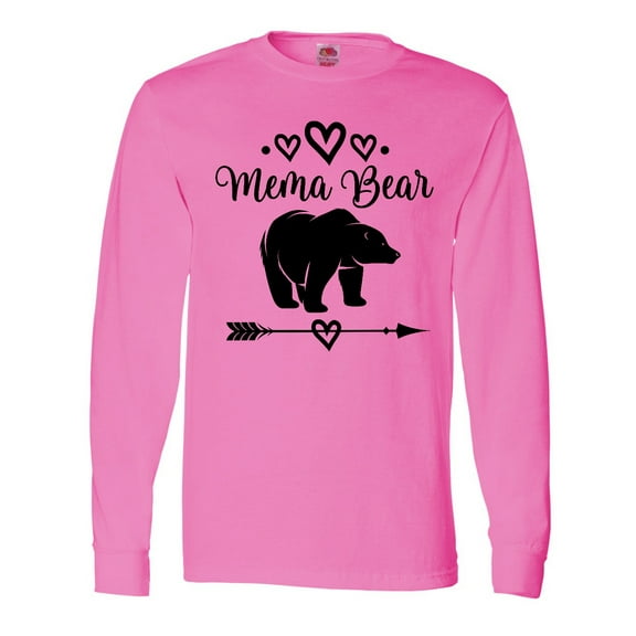 Inktastic Mema Bear Grandma Long Sleeve T-Shirt