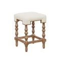 thumbnail image 1 of Riverbay Furniture Elm Wood Beige/Brown Counter Stool Backless 24" Assembled, 1 of 5