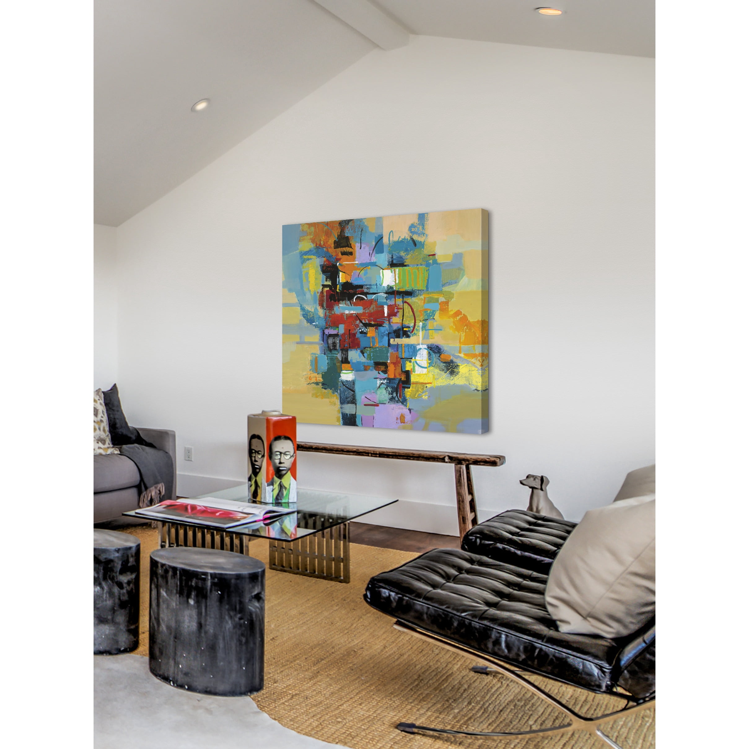"Good Vibrations" Painting Print on Wrapped Canvas