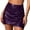 AB537 Purple, variant on Angala Carnival Stylish Mini Skirt With Pleated Hem Fitted Sparkly Beaded Embellishments For Party And Night Out Beautiful Stylish Women's Skirt