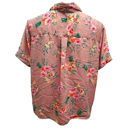 Hippie Rose - New Hippie Rose Womens Printed Tie-front Button Up ...
