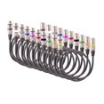 thumbnail image 1 of Light 10-Pack 1.5m XLR Cable Conjunto Cable de Micrófono de Círculo Colorido DMX Cable de Luz de 3 Pines Masculino A Hempra para la Mezcla de Micrófono de Luz Pareja de Foco de, 1 of 7