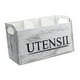 thumbnail image 5 of Porta utensilios de cocina para la encimera de la cocina, porta cubiertos, organizador rústico para platos, cubiertos, tenedor, cuchara, 5 of 9