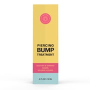 BASE LABORATORIES Piercing Bump Solution & Keloid Bump Removal Soothing Piercing Aftercare for Piercing Bumps & Keloid Scar Remova 0.5 oz