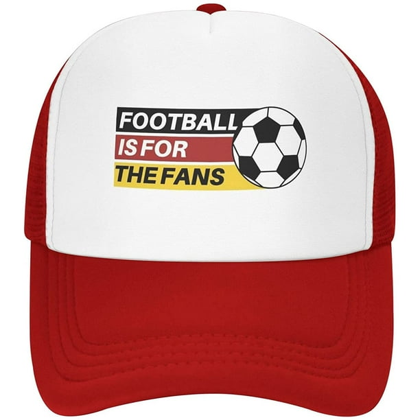 Football is for The Fans Hats Trucker Hats Baseball Cap Running Hat Sun Hat  Cooling Hats for Men Women Teenagers 