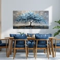 thumbnail image 6 of Large Wall Art for Living Room Blue Tree of Life Wall Pictures Art Prints Modern Nature Painting for Bedroom Office Home Decor - 20"x40" Ready to Hang, 6 of 7