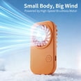 thumbnail image 4 of JZCHUNTOY Handheld Fan, 1 Pc Portable 5 Speed Strong Wind Electric Fan, Lightweight One Button Control Cooling Device, Personal Desktop Outdoor Fan for Home Office Camping Hiking Beach Travel, 4 of 7