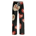 thumbnail image 4 of Hearthz Valentines Day Pajama Pants Women Heart Print Pajama Pants Women Baggy Drawstring Straight Leg Sleep Pants Women, 4 of 4