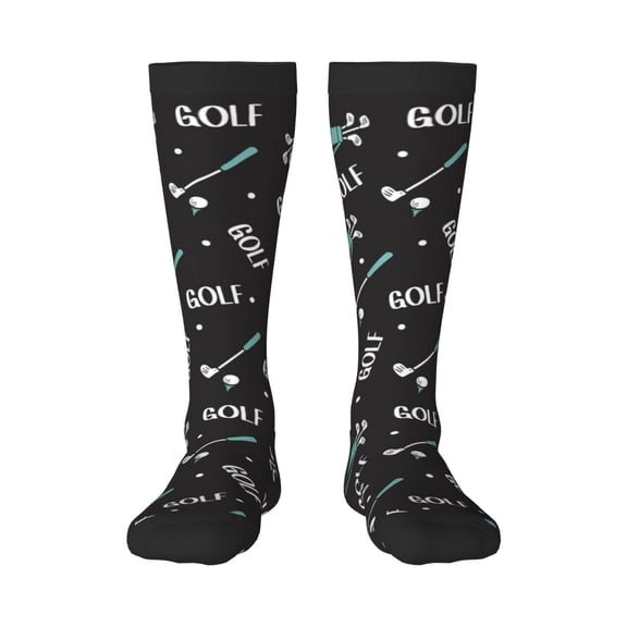 Logiee Golf Bags And Balls Print Gift Stocking Stuffers,Adult Stockings,Novelty Socks,Funny Socks Birthday Running Walking Sleeping