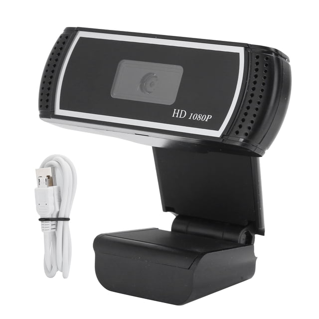 Cámara web USB HD de 5 MP para computadora con enfoque automático y micrófono para transmisión en vivo