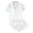 *White, variant on Women's Satin Pajama Set,Short Sleeve Button Down Shirt and Shorts 2-Piece Loungewear Set for Sleepwear Black,Women's Plus XL