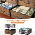 thumbnail image 5 of EnHomee Dresser for Bedroom with 11 Drawers, Long Dresser TV Stand with Shelf, Large Dresser for Bedroom, Storage Dresser & Chests of Drawers with Sturdy Metal Frame & Wood Top,Rustic Brown, 5 of 8