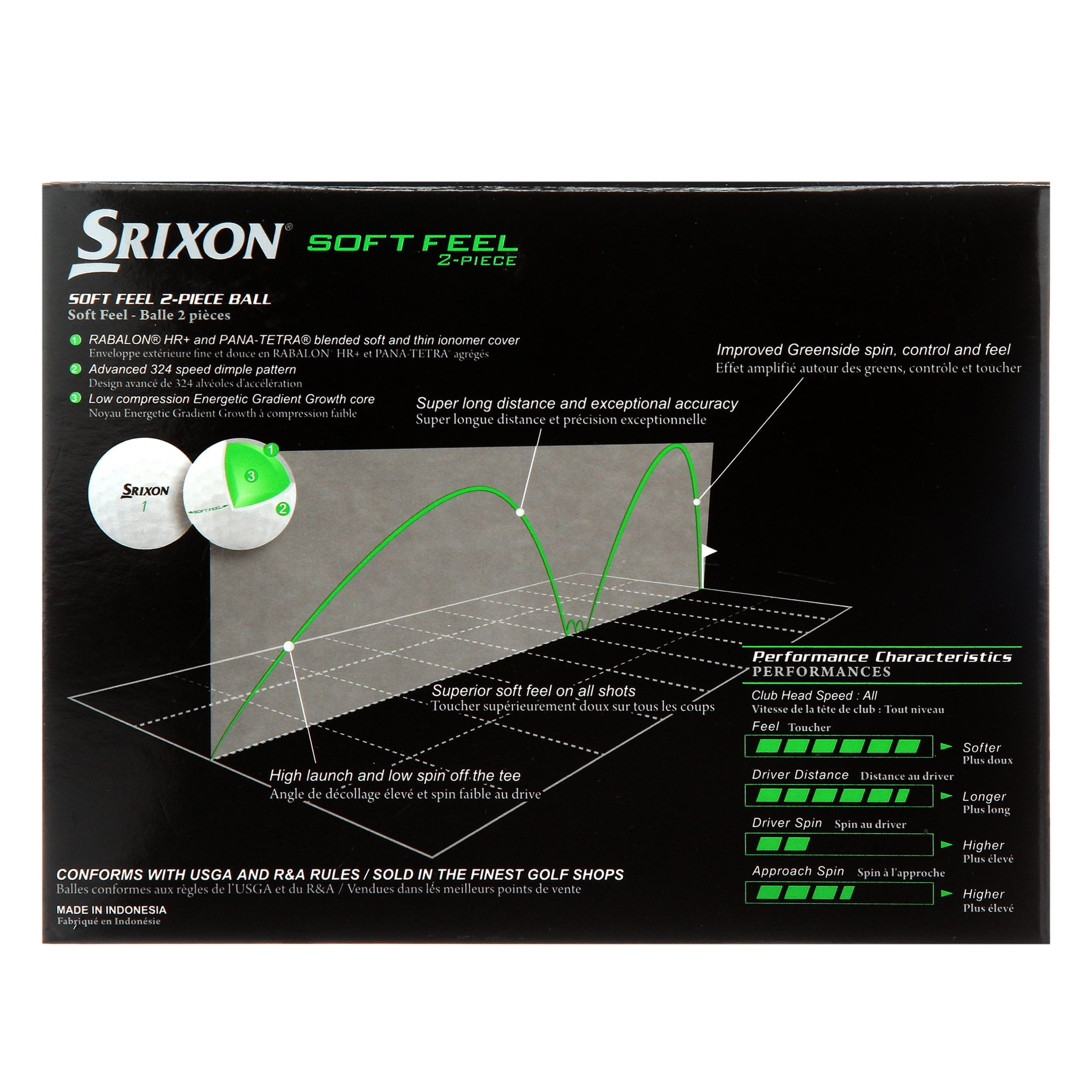 Srixon Soft Feel Golf Balls 12 Pack Walmart Com Walmart Com