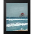 thumbnail image 2 of Reynolds, Jade 15x18 Black Modern Framed Museum Art Print Titled - Fishing Pier Diptych I, 2 of 5