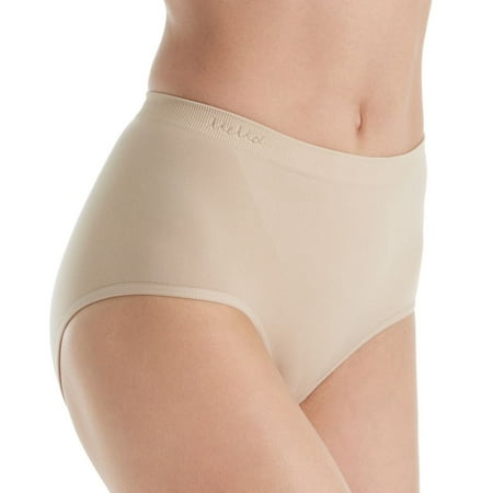 Women s MeMoi MSM-100 SlimMe Seamless Control Brief Panty (Nude XL)