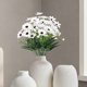 thumbnail image 4 of Margaritas artificiales, tallos falsos, flores de seda realistas para centros de mesa en el hogar y la oficina | Vegetación decorativa realista para jarrones de interior, 4 of 6