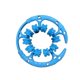 thumbnail image 4 of Rodillo de masaje muscular, herramienta de culturismo, esculpido, multifunción, manual Azul, 4 of 9