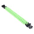 thumbnail image 4 of s de supervivencia paracord, de utilidad personal profesional, equipo de senderismo multifunción para acampar con hebilla de silbato de verde Soledad Pulsera luminosa de Paracord, 4 of 7