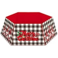 thumbnail image 2 of Feliz árbol de Navidad Collar Copos de nieve Anillo de Navidad Fiesta Interior Exterior Falda de piso Festival Decoración Artesanía Regalo Nuevo 005 Inevent HA009061-05, 2 of 2