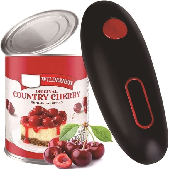 Electric Can Opener,No Sharp Edge Can Opener,One-Touch Electric Can Opener with Auto Shut,Kitchen Gadgets for Seniors,Arthritis