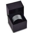 thumbnail image 3 of P. Manoukian Tungsten Wedding Band Ring 12mm for Men Women Blue Black Pipe Brushed Polished Lifetime Guarantee Size 7.5, 3 of 4