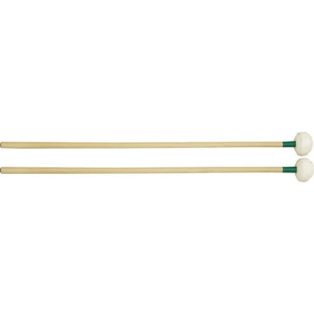 Balter Mallets Traditional Plus Series Marimba Mallets 72 Birch Green Trim Medium Hard