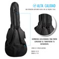 thumbnail image 2 of PAQUETE Estuche para Texana o Jumbo Funda para guitarra Gig bag, guitar case para trasporte y protección, color negro bordes grises + Tahali strap correa guitarra Kidam  NUEVA YORK, 2 of 5