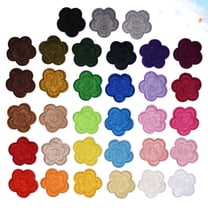 LOLIPPYY 33-Piece Assorted Color Embroidery Flower Cloth Stickers for Clothes, Hats, and Fabric Repair