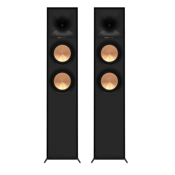 Klipsch R-605FA Reference Dolby Atmos Floor Standing Speakers – Black – Pair - 2023 Model