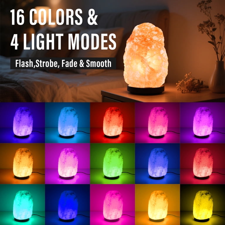 DAYBETTER Himalayan Salt Lamp, 16 Colors with Remote Control photo 4