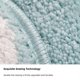 thumbnail image 5 of Yhmxh Decoración del baño Alfombra antideslizante para baño con diseño de nubes sonrientes, para puerta de inodoro, con efecto flocado, absorbente de agua Gabinete de almacenamiento de baño, 5 of 5