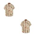 thumbnail image 2 of Camisa de Seta Hawaiana y Ventilada Sonducket para hombres Adultos Manga corta albaricoque L, 2 of 6
