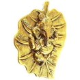 thumbnail image 5 of Ganesh Statue Crafts Metal Ganesha On Leaf Wall Hanging Article for Wall Decor Room Decor Best for Housewarming Wedding Gifts, 5 of 5