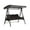 Coffee, variant on Patio Swing 3 Seat Canopy Replacement Set 210D Thickened Waterproof Canopy Top and Matching Seat Cover without Stand
