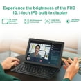 thumbnail image 5 of Tablets Android 14, 2 in 1 Tablet with Keyboard, 10 inch Tablets, 8GB+64GB/1TB Expand, 2.4G+5G+Wi-Fi 6, 5 of 7