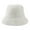 White, variant on Winter Bucket Hats Fuzzy Bucket Hats Plush Bucket Cap Solid Keep Warm Fashion Plush Flat Top Hat for Unisex