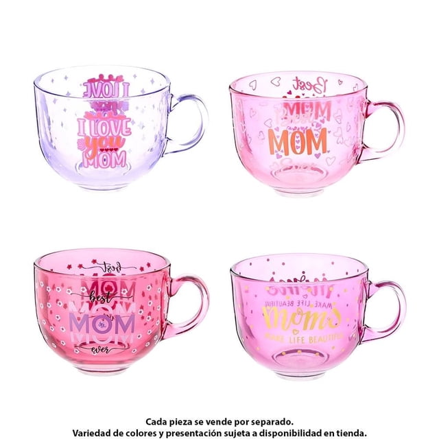 Taza Way to Celebrate Día de las Madres de Vidrio para Bebidas Calientes de 490 ml.