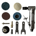 thumbnail image 1 of 2X 1/4 Inch Air Angle Die Grinder Pneumatic Grinding Machine Cut Off Polisher Mill Engraving Tools Set, 1 of 7