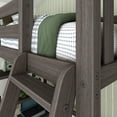 thumbnail image 5 of Max & Lily Solid Wood High Loft Bed,Twin Bed Frame For Kids With Bookcase and Ladder, Clay, 5 of 14