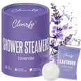 thumbnail image 2 of Cleverfy shower steamers aromatherapy - Tube gift box for women and adults.   Pack of 3 lavender shower bombs with essential oils for personal care and relaxation., 2 of 7