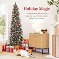 thumbnail image 3 of Lápiz preiluminado Christmas Tree Best Choice Products de 9 pies, 3 of 7