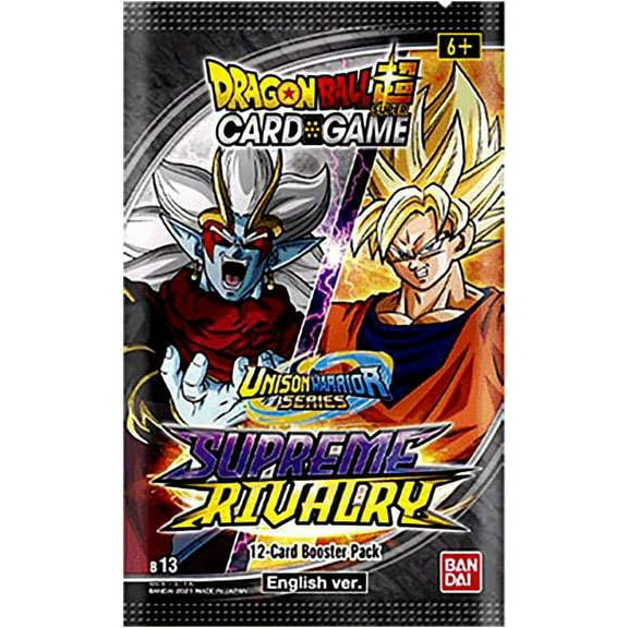 Dragon Ball Super Unison Warrior Series 4 Supreme Rivalry Booster Pack (12 Cards)