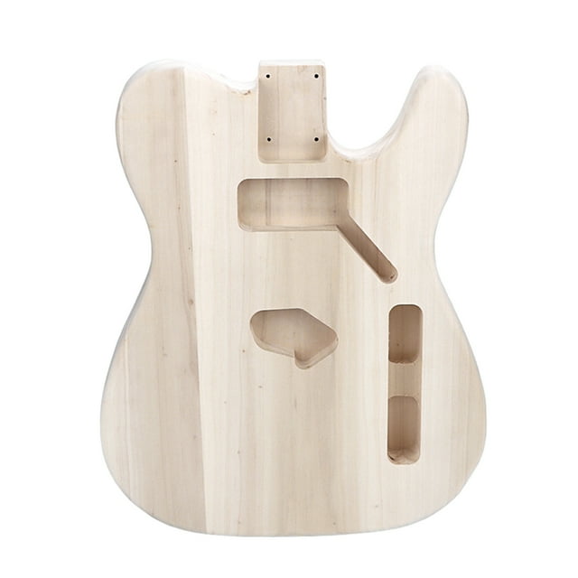 Wooden Electric Guitar Body Replacement for TL Style Poplar Wood Unfinished Stringed Instrument Body