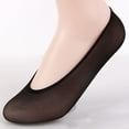 thumbnail image 4 of SPRING PARK Summer Women Silky Invisible Anti-Slip Low Cut Short Cotton Boat Socks, 4 of 7