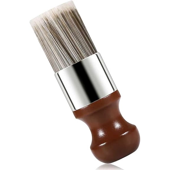Leather & Furniture Polishperfect Brush, Salve Brush for Furniture, Leather & Wood Care Cleaning Brush with Comfortable Handle & Soft Bristles Wax Brushing Tool for Home Car Interiors