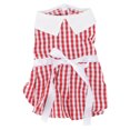 thumbnail image 1 of Vestido para mascotas de verano lindo a cuadros Bowknot cinta cinturón protector solar falda de gato para perros gatos, 1 of 8
