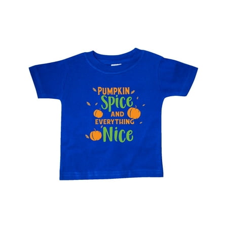 

Inktastic Pumpkin Spice And Everything Nice - Orange Green Gift Baby Boy or Baby Girl T-Shirt