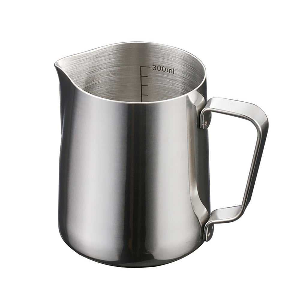 Stainless Steel Inner Scale Pull Flower Coffee Cup Professional Milk