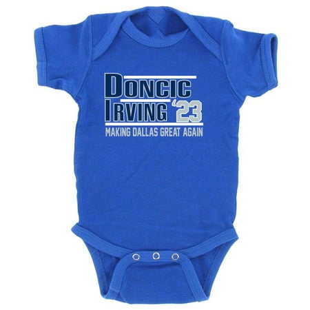 

Mavericks Mavs Luka Doncic Kyrie Irving 2023 Baby 1 Piece
